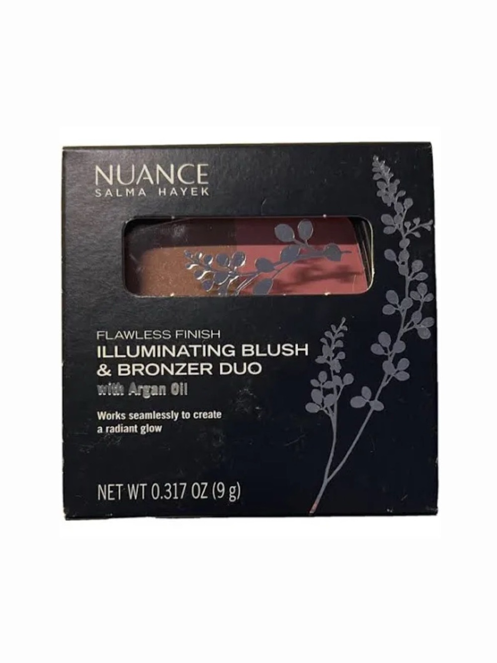 NUANCE Salma Hayek Flawless Finish Blush & Bronzer Duo Bronzed Rosewood